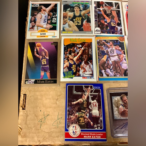 Mark Eaton basketball card lot with autograph card included - Picture 4 of 5